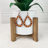 Flower Teardrop Earrings